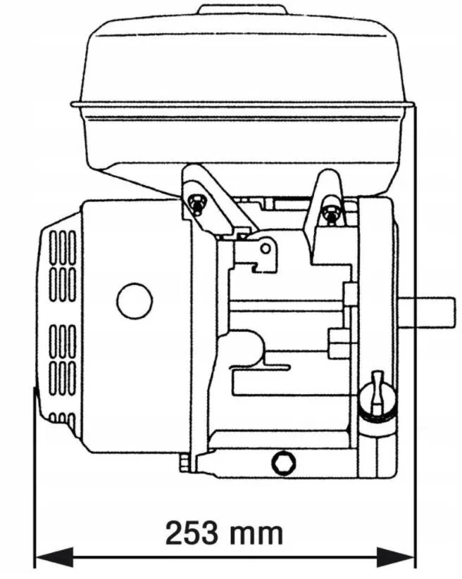 Motor benzina Gospodarul Profesionist GX200, 7 CP, 4 Timpi , OHV, ax cu pana 20mm - imagine 2